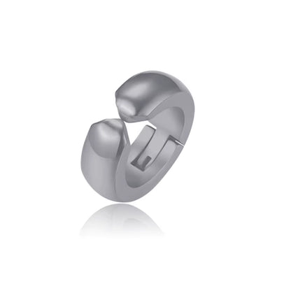 1 Pc Ear Clip Non Piercing Earrings Fake Earrings for Men Circle round Earring Fashion Punk Rock Style Jewelry Gift