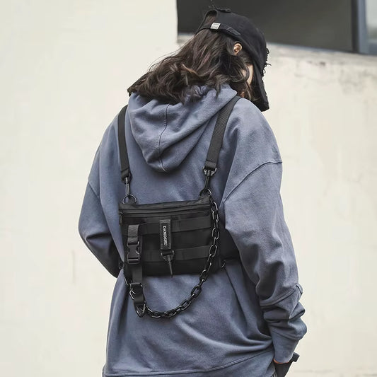 Fx-Nylon Military Tactical Vest, Chest Rig Pack, Pouch Holster, Tactical Harness, Walkie Talkie, Radio Waist Pack, Two Way Radio