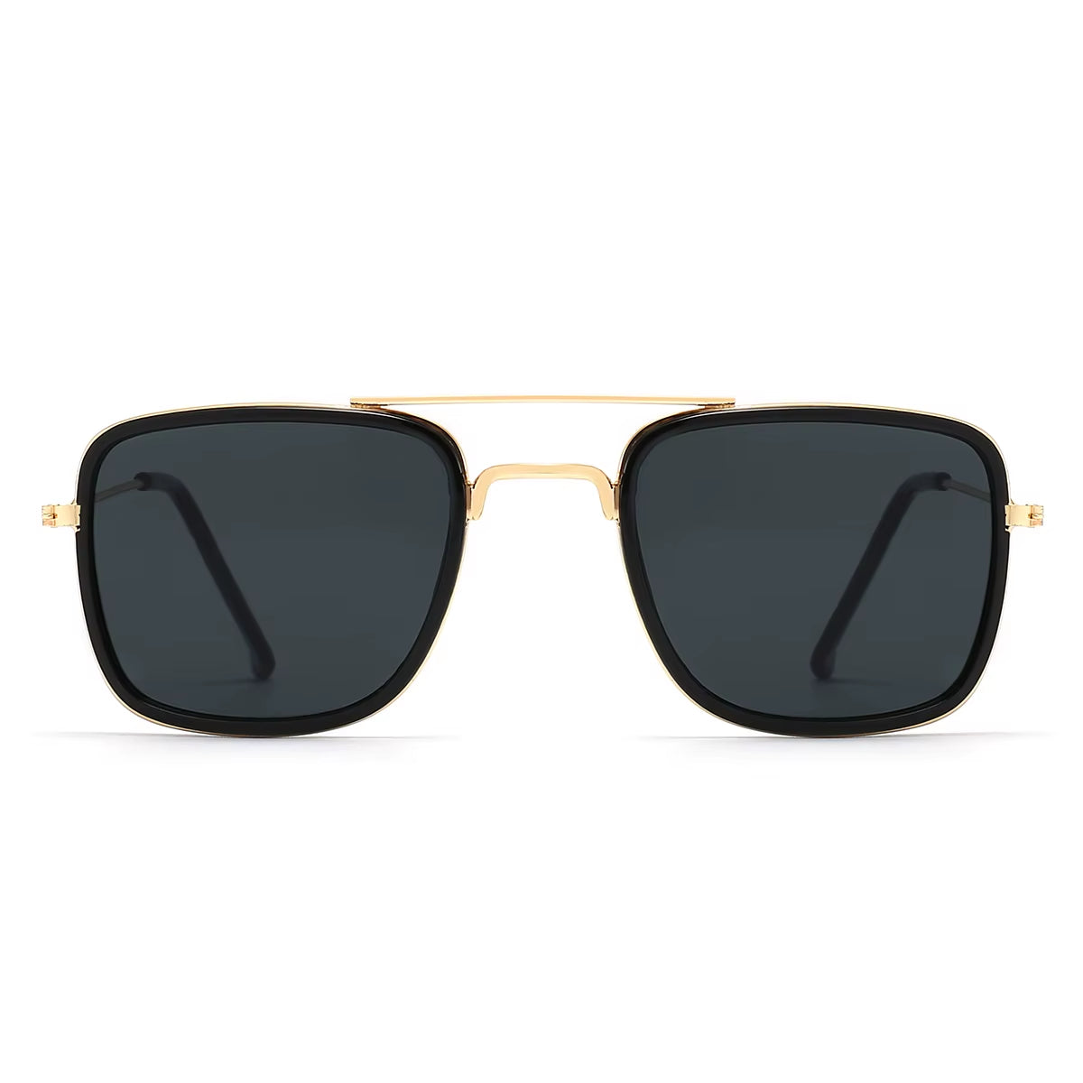 Fashion Sunglasses European and American Metal Small Square Frame Korean Version Glasses Retro Square Sunglasses UV Protection