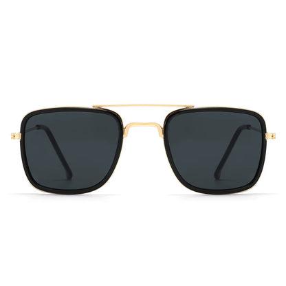 Fashion Sunglasses European and American Metal Small Square Frame Korean Version Glasses Retro Square Sunglasses UV Protection